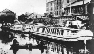 Canal Flatboat on Erie and Ohio Canal 